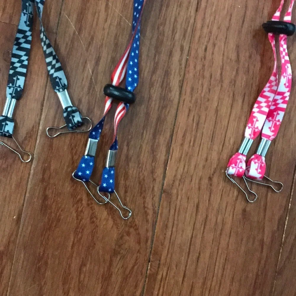 6/$20 New Set/3 kid’s lanyards